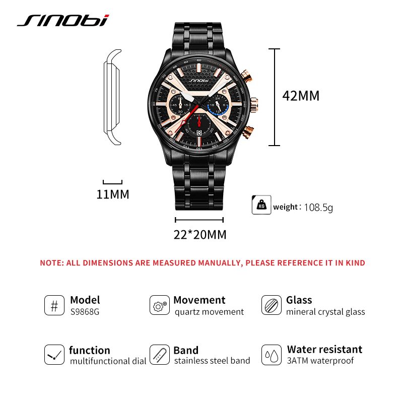 Reloj de Hombre Sinobi 9868