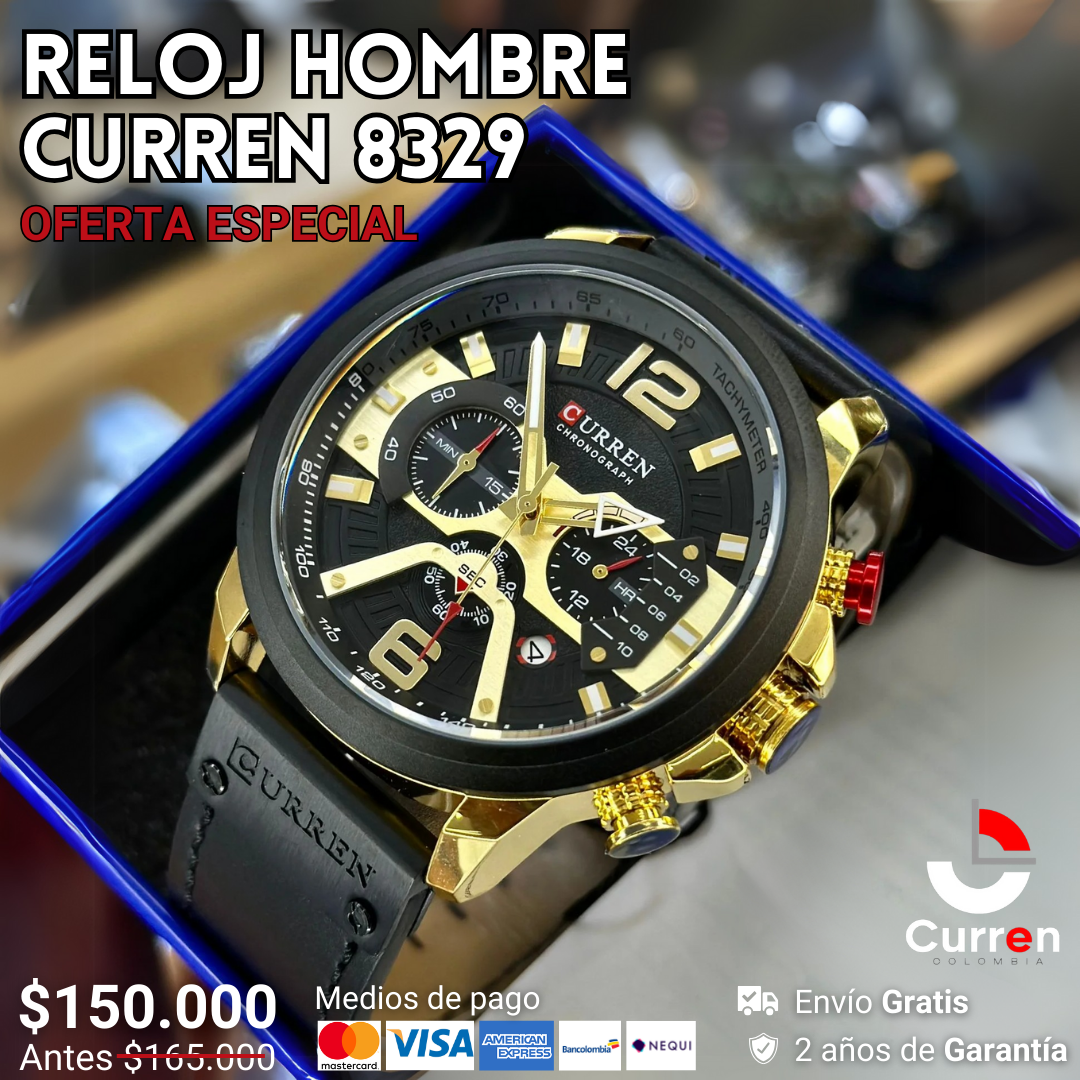 Reloj Curren 8329 ENVIO GRATIS 🎁