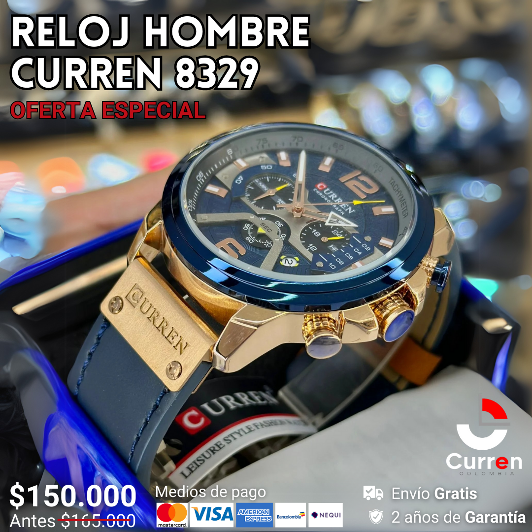 Reloj Curren 8329 ENVIO GRATIS 🎁