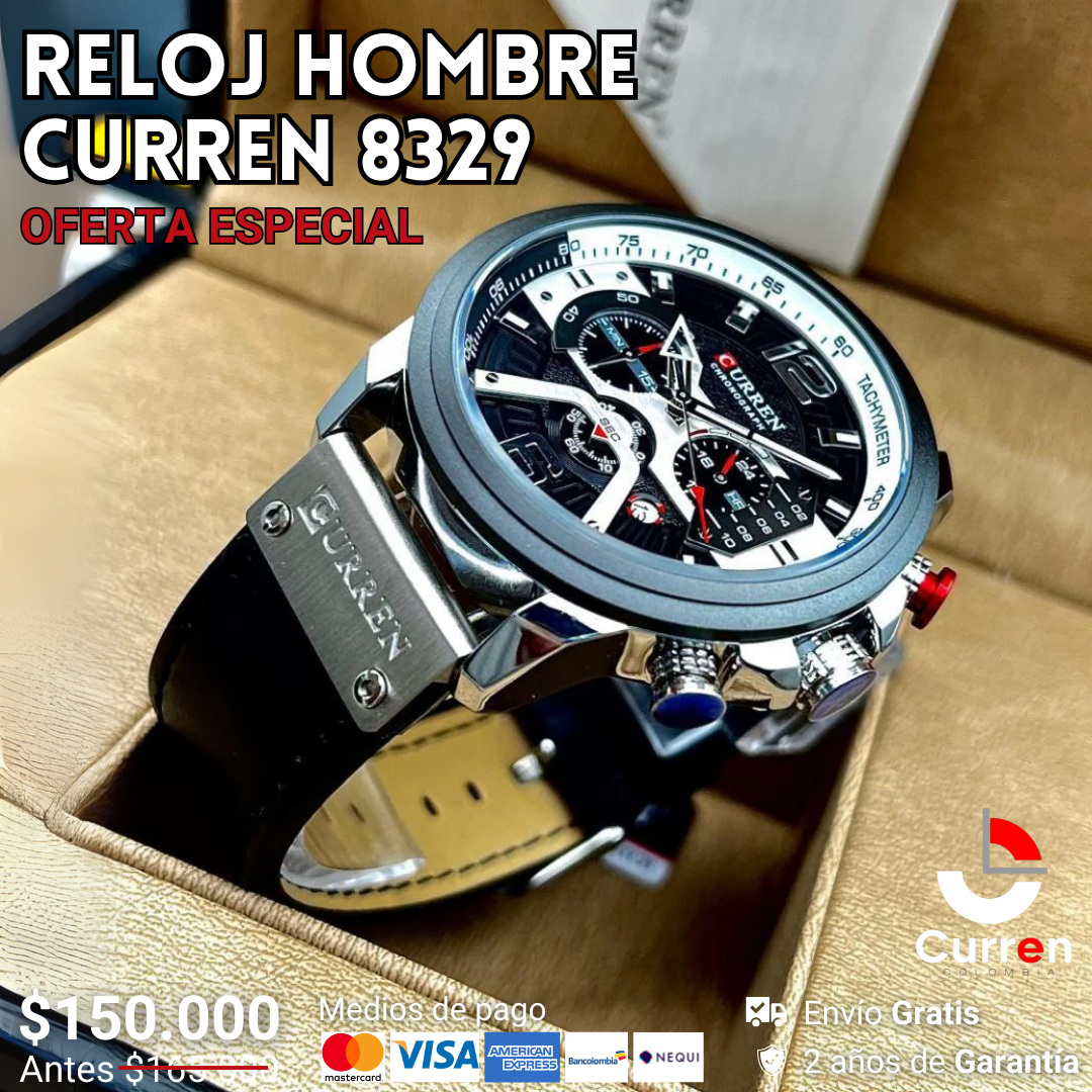 Reloj Curren 8329 ENVIO GRATIS 🎁